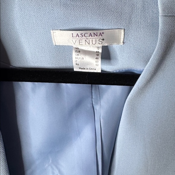 Lascana for Venus Light Blue Open-Front Blazer – Size 12 - Picture 3 of 6